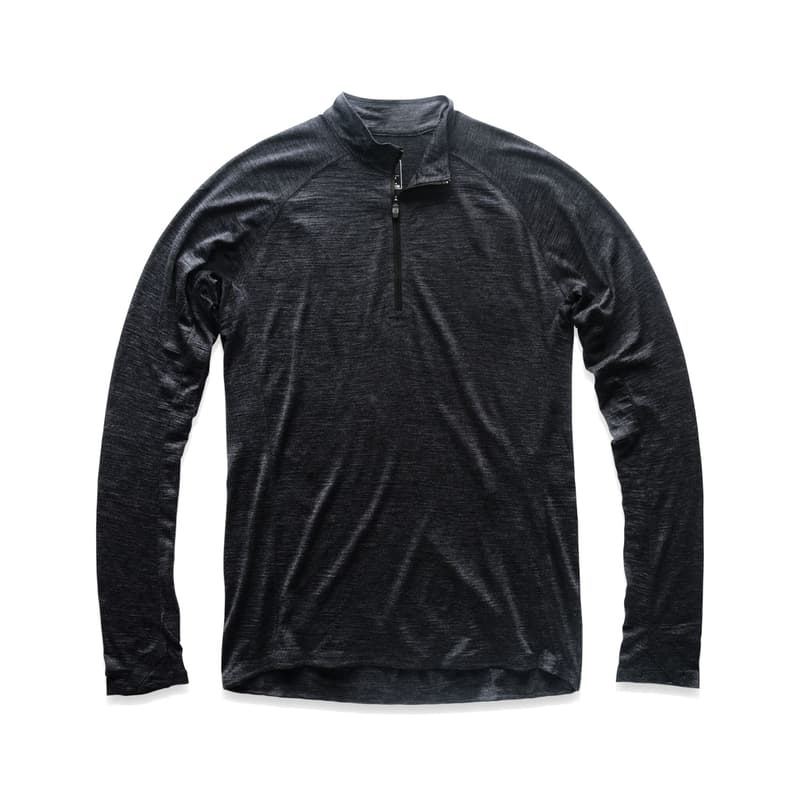 Men's Wool Baselayer Long-sleeve Zip Neck